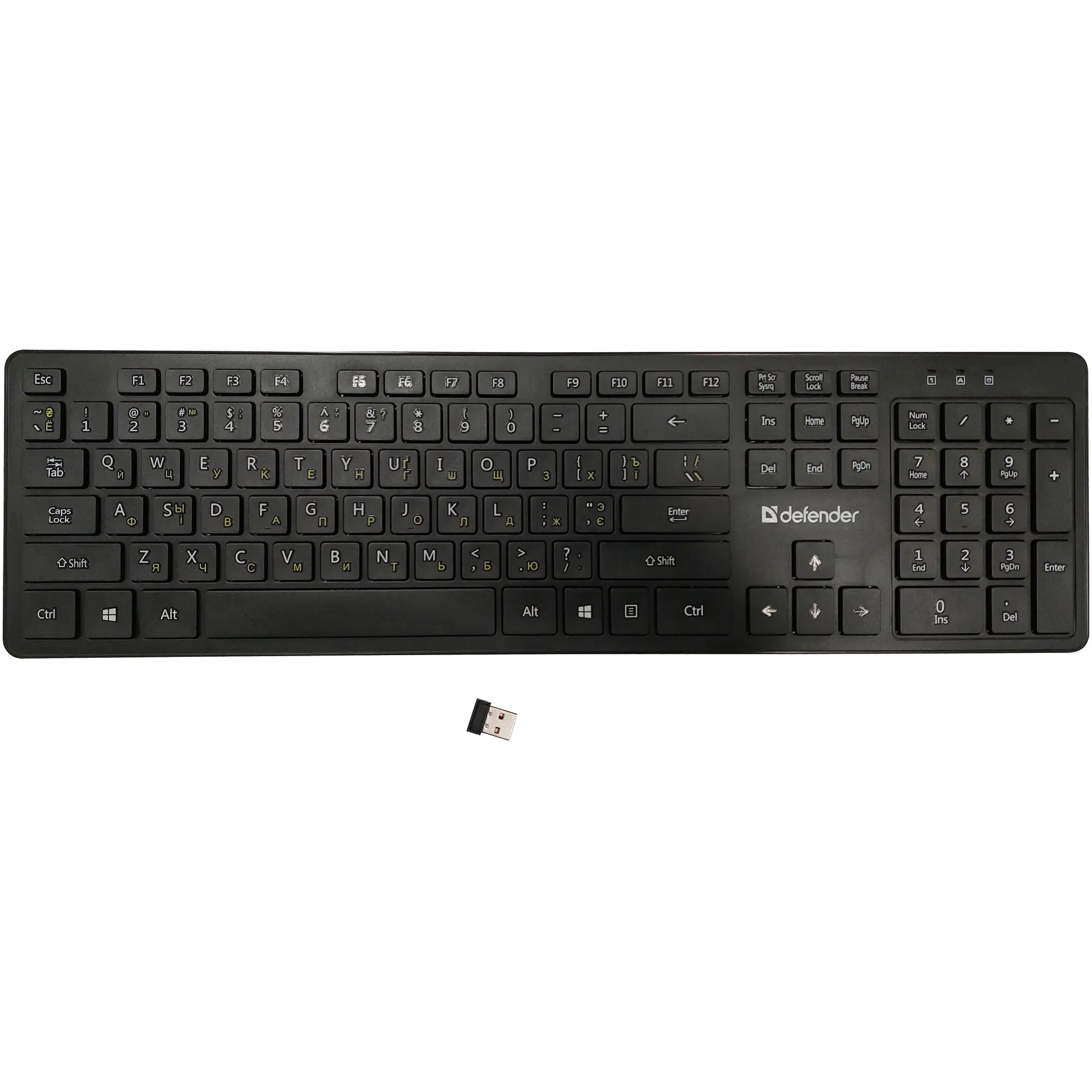 Купить Клавиатура Defender Comfort MT Wireless UA Black (450950) - фото 1