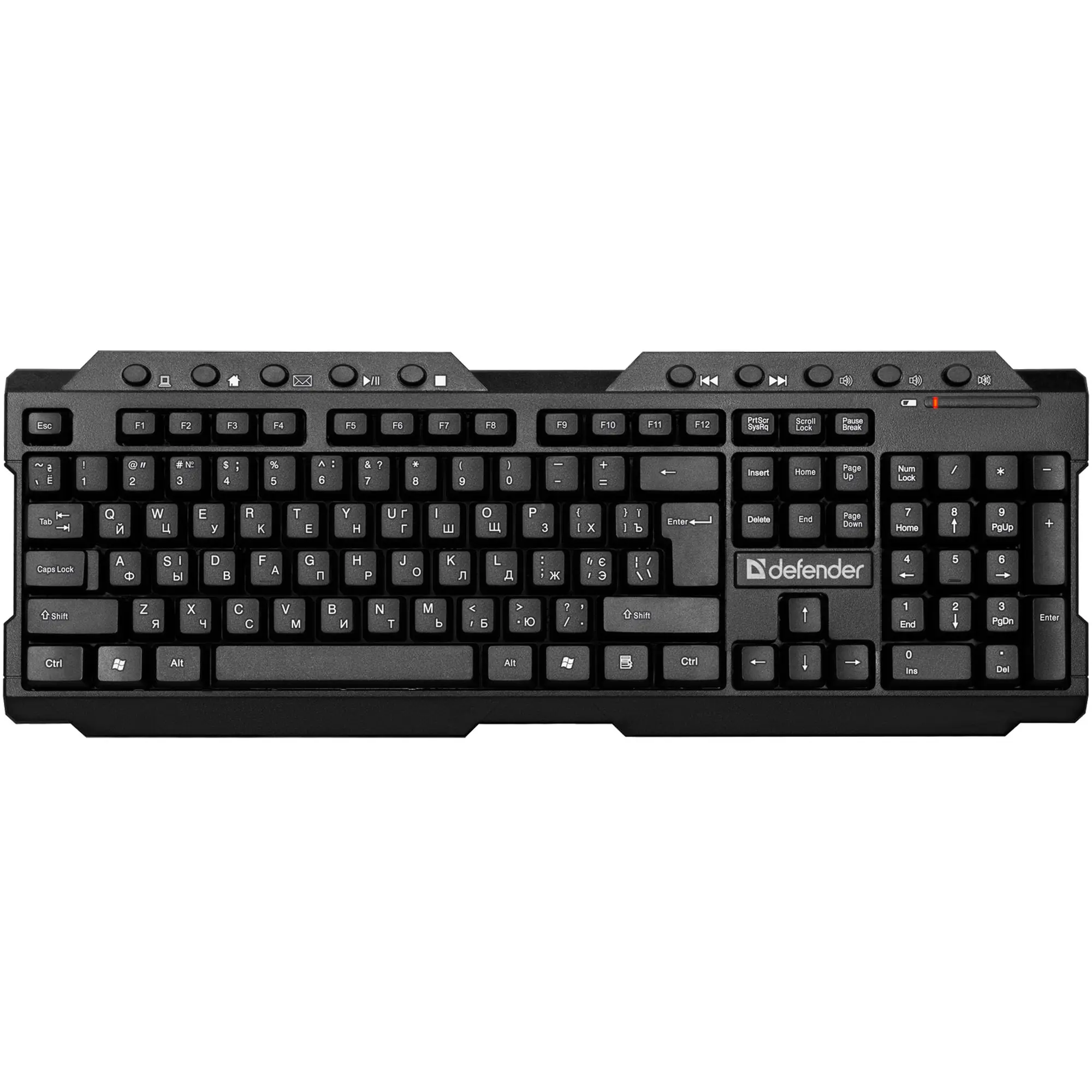 Купить Клавиатура Defender Element HB-195 Wireless UA Black (45189) - фото 1