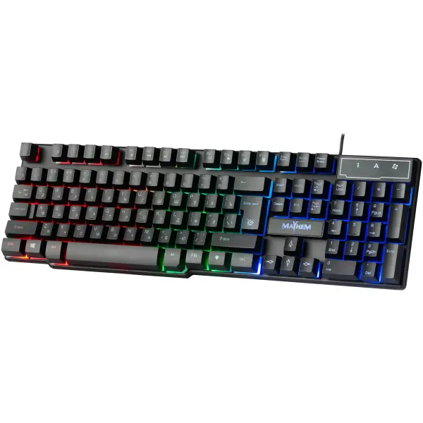 Купить Клавиатура Defender Mayhem GK-360DL USB UA Black (45362) - фото 2