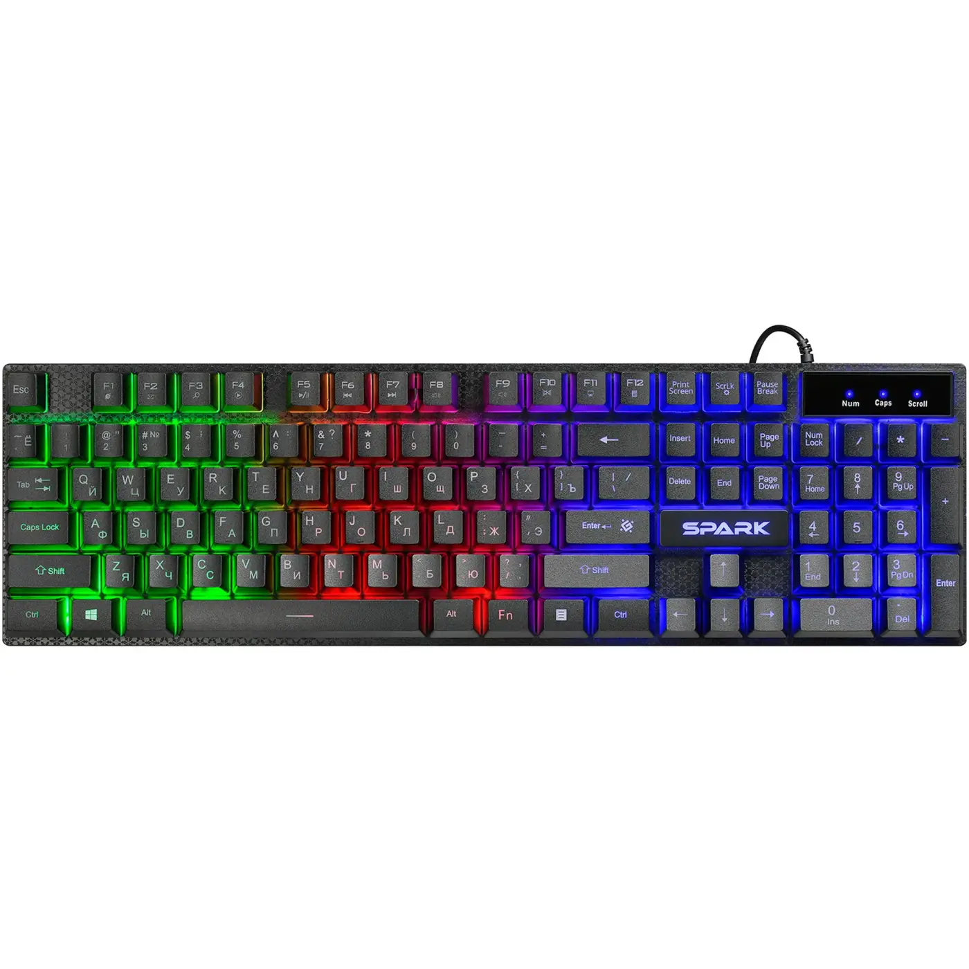 Купить Клавиатура Defender Spark GK-300L USB UA Black (45302) - фото 1
