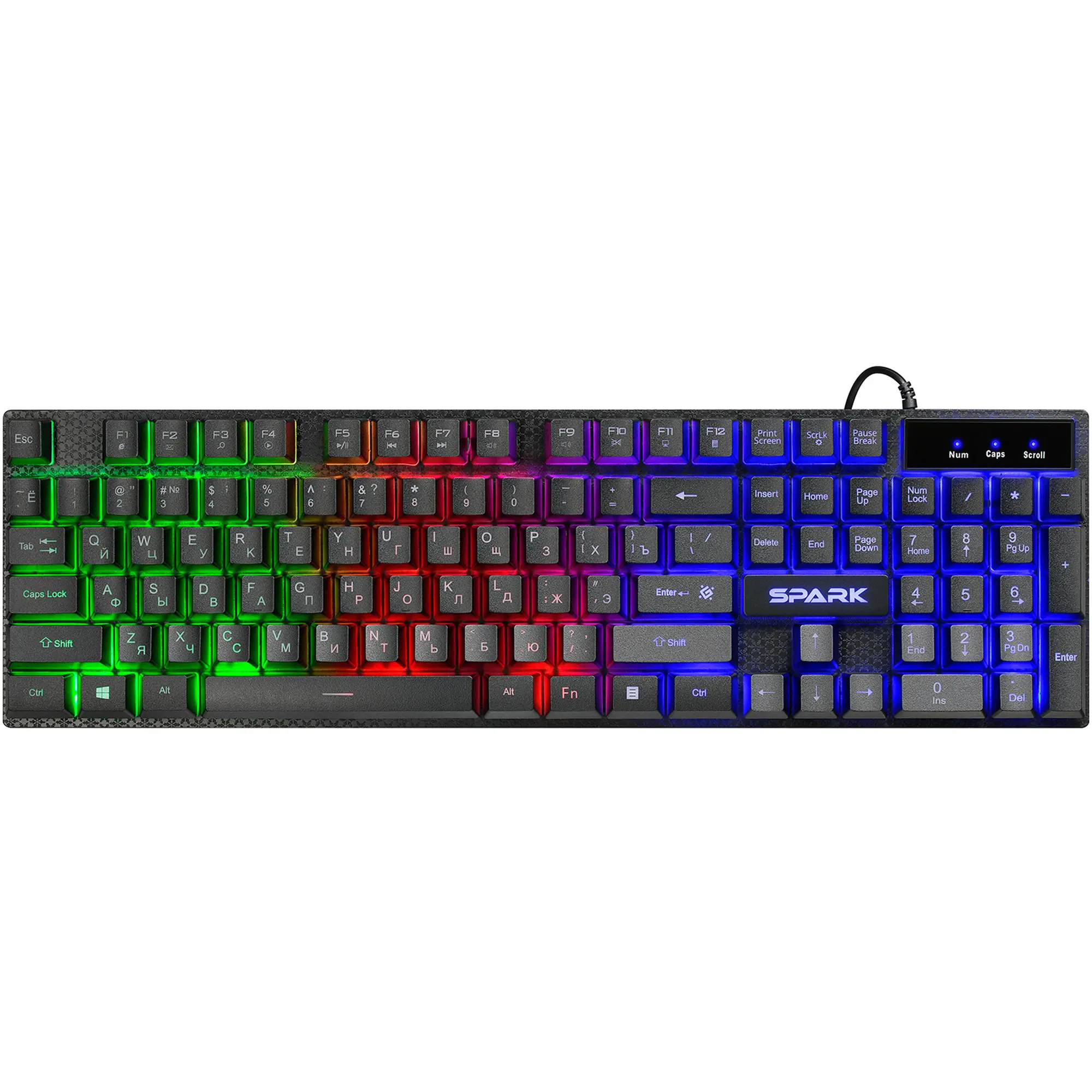 Купить Клавиатура Defender Spark GK-300L USB UA Black (45302) - фото 1