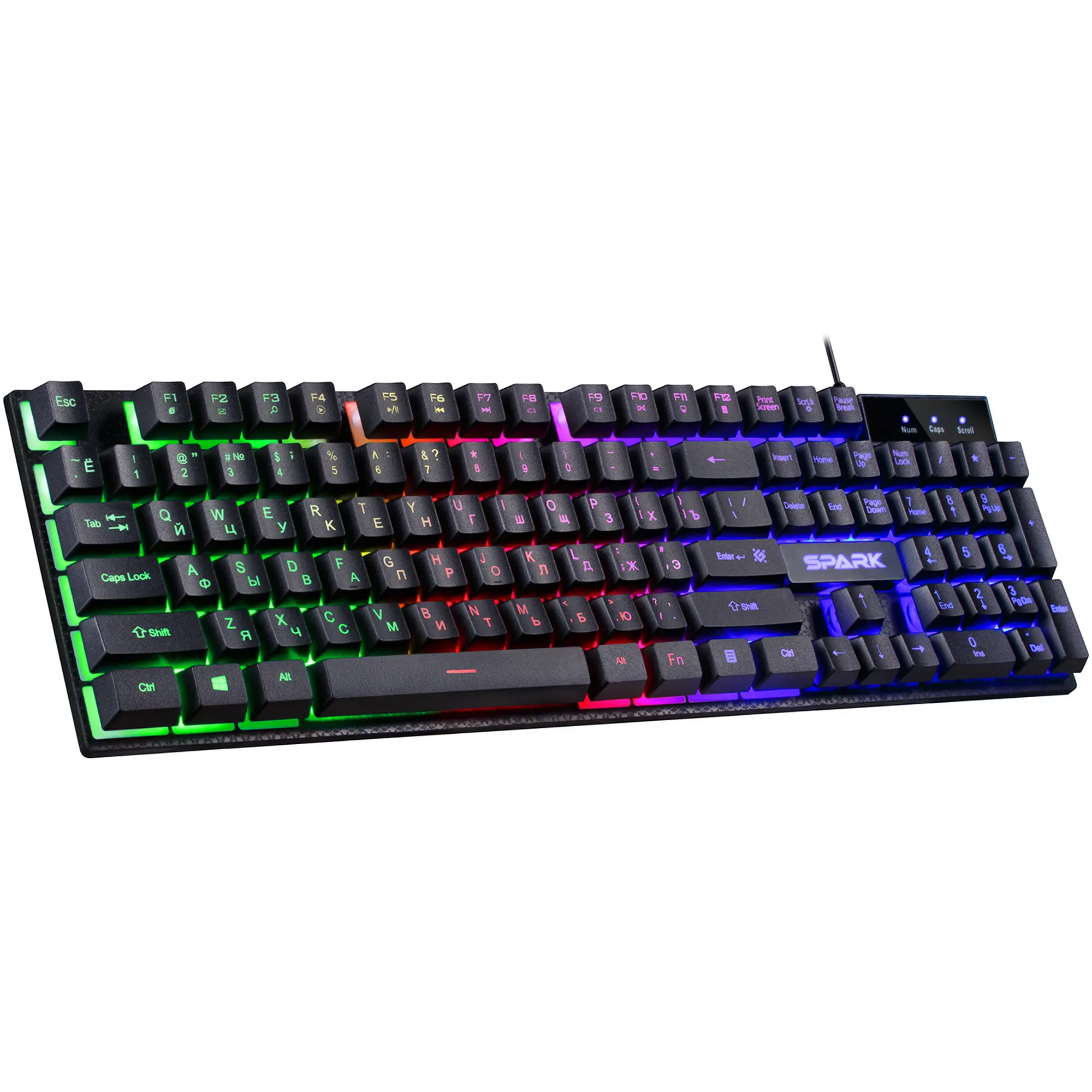 Купить Клавиатура Defender Spark GK-300L USB UA Black (45302) - фото 3