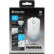 Купити Мишка Defender Pandora GM-502 LED Wireless White (52502) - фото 8
