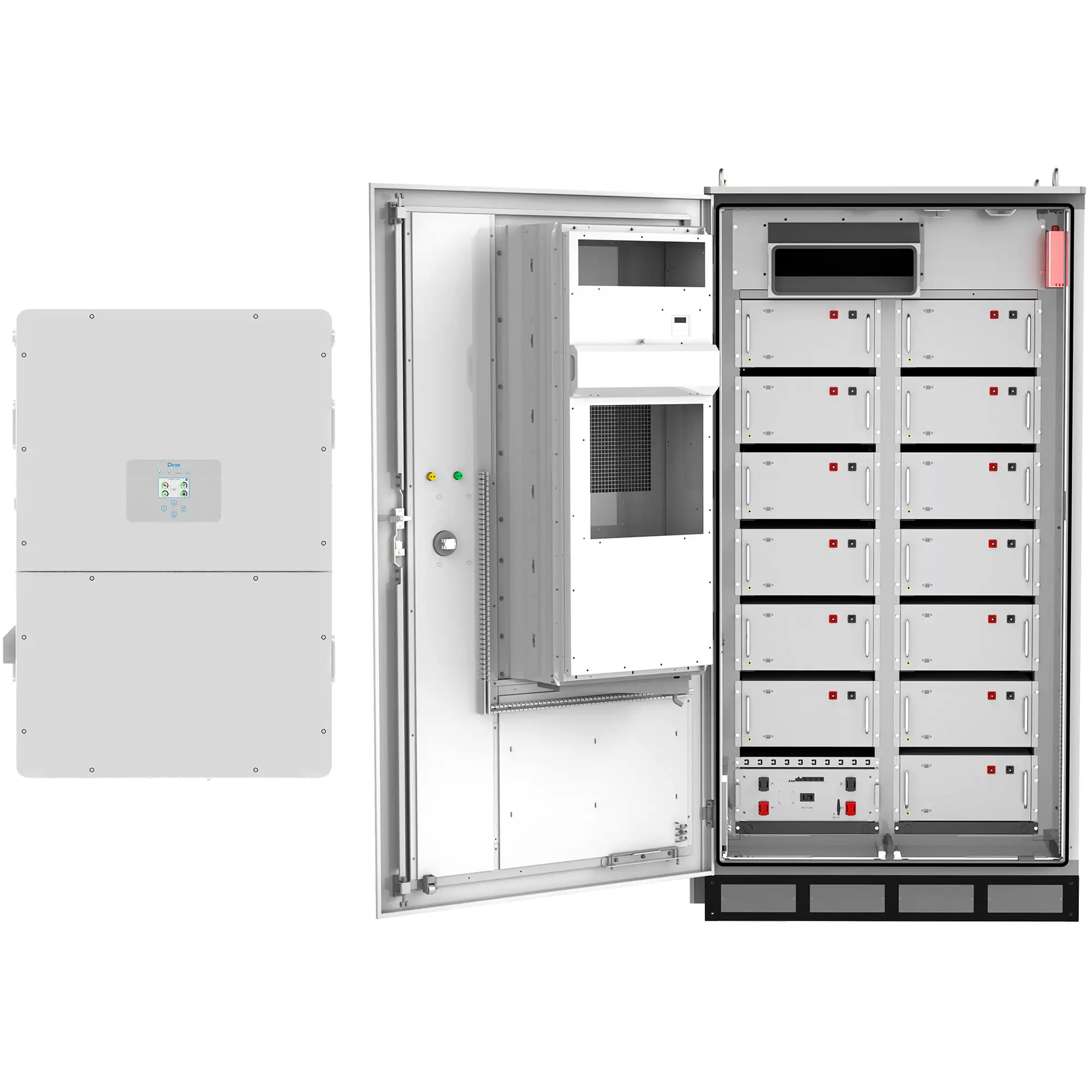 Купить Система хранения энергии DEYE SV-3DE100K1-HGS209K2-1 100kW 209kWh 1BAT LiFePO4 ≥6500 циклов - фото 1