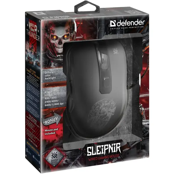 Купити Мишка Defender Sleipnir GM-927 USB Black (52927) - фото 6
