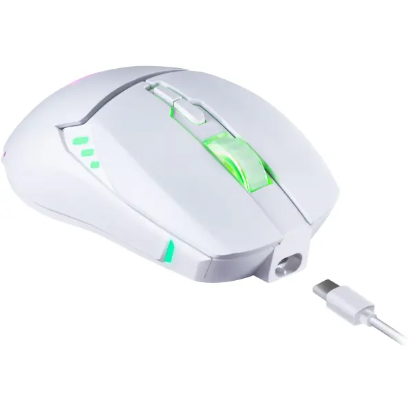 Купити Мишка Defender Stix GM-009 LED Wireless White (52009) - фото 4