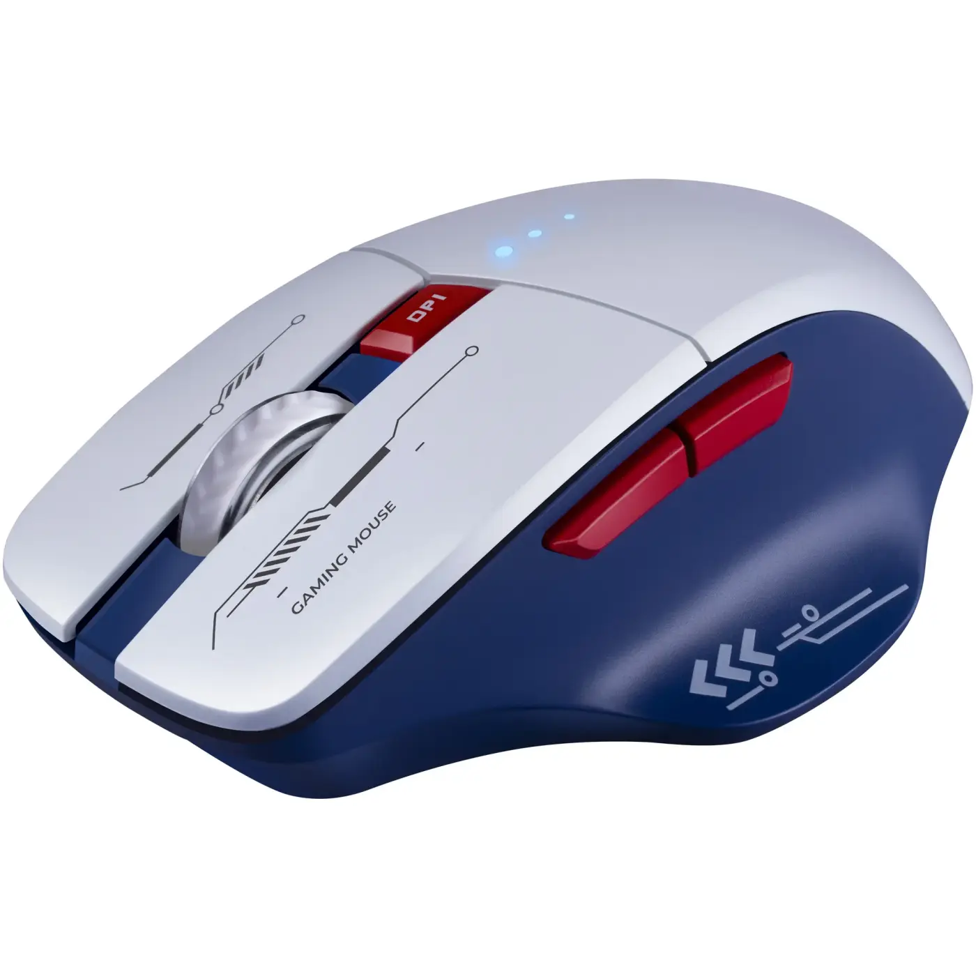 Купить Мышь Defender Tisa GM-126 LED Wireless/Bluetooth White/Blue (52126) - фото 2