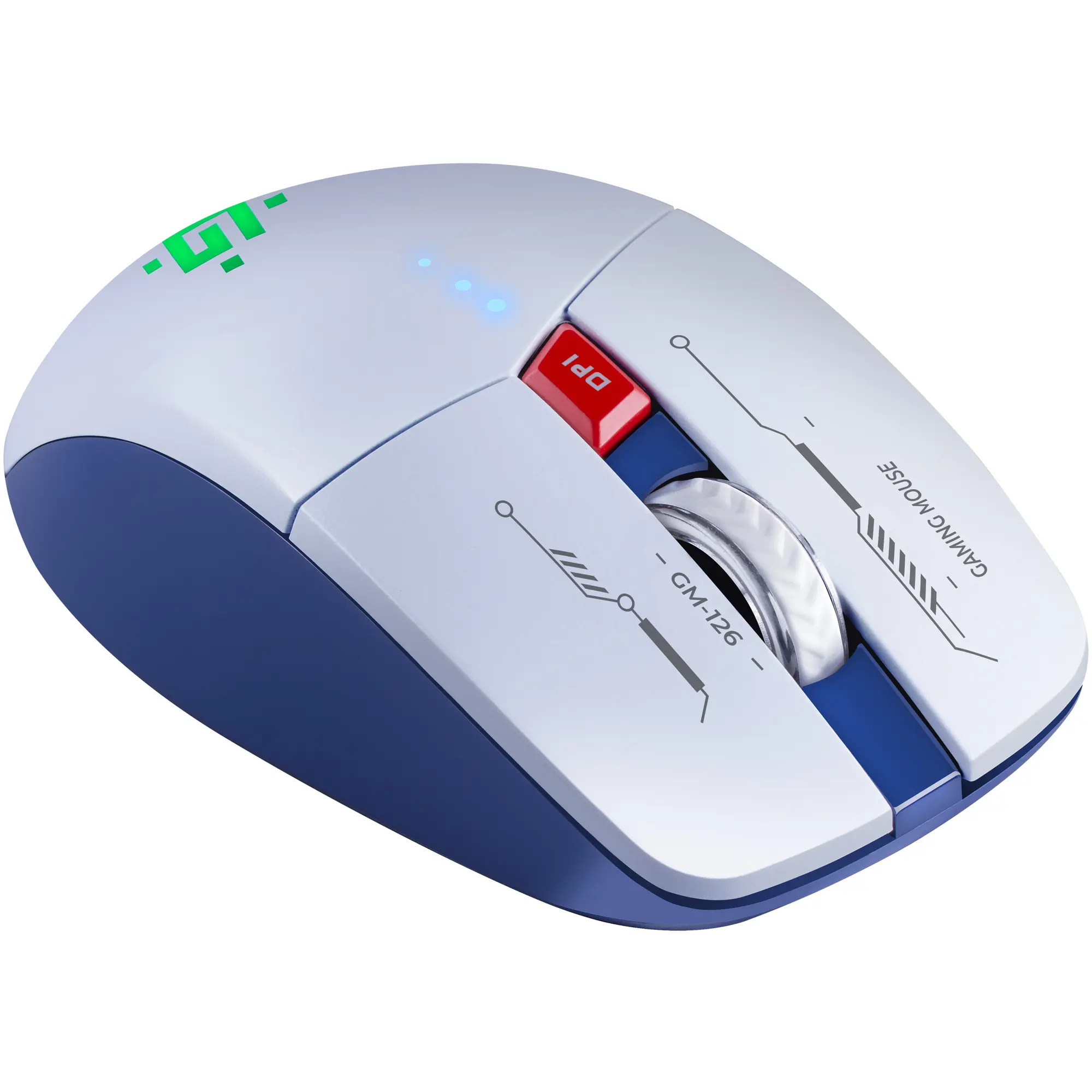 Купить Мышь Defender Tisa GM-126 LED Wireless/Bluetooth White/Blue (52126) - фото 3