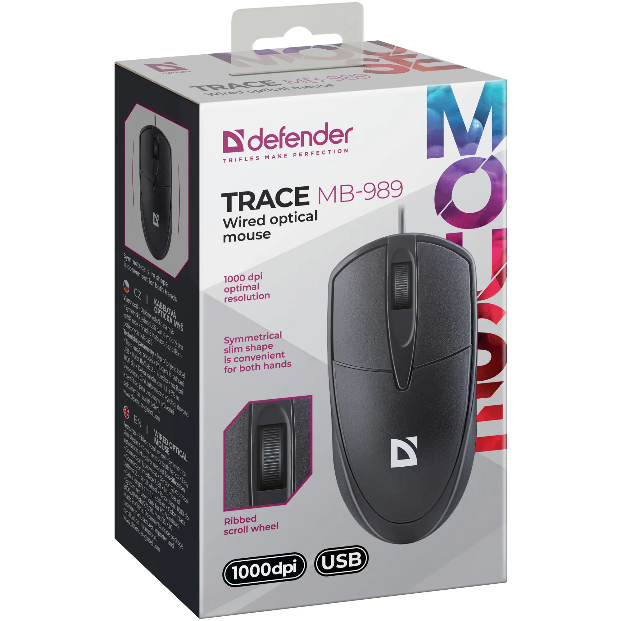 Купити Мишка Defender Trace MB989 USB Black (52989) - фото 3