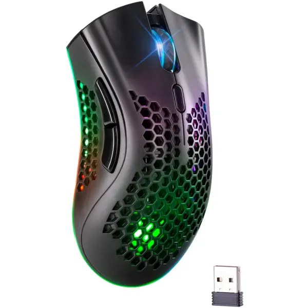 Купити Мишка Defender Warlock GM-709L RGB Wireless Black (52709) - фото 2