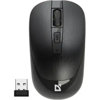 Купити Мишка Defender Wave MM-995 Silent Wireless Black (52995) - фото 1