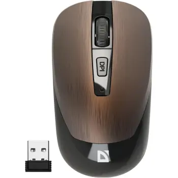 Купити Мишка Defender Wave MM-995 Silent Wireless Bronze (52992) - фото 1
