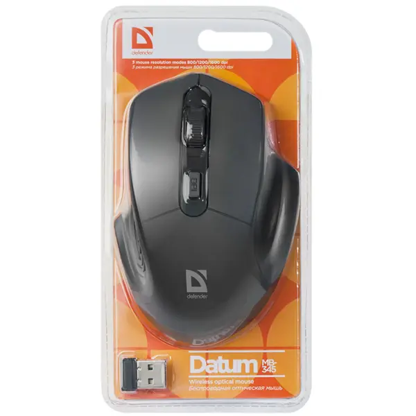 Купити Мишка Defender Datum MB-345 Black (52345) - фото 4