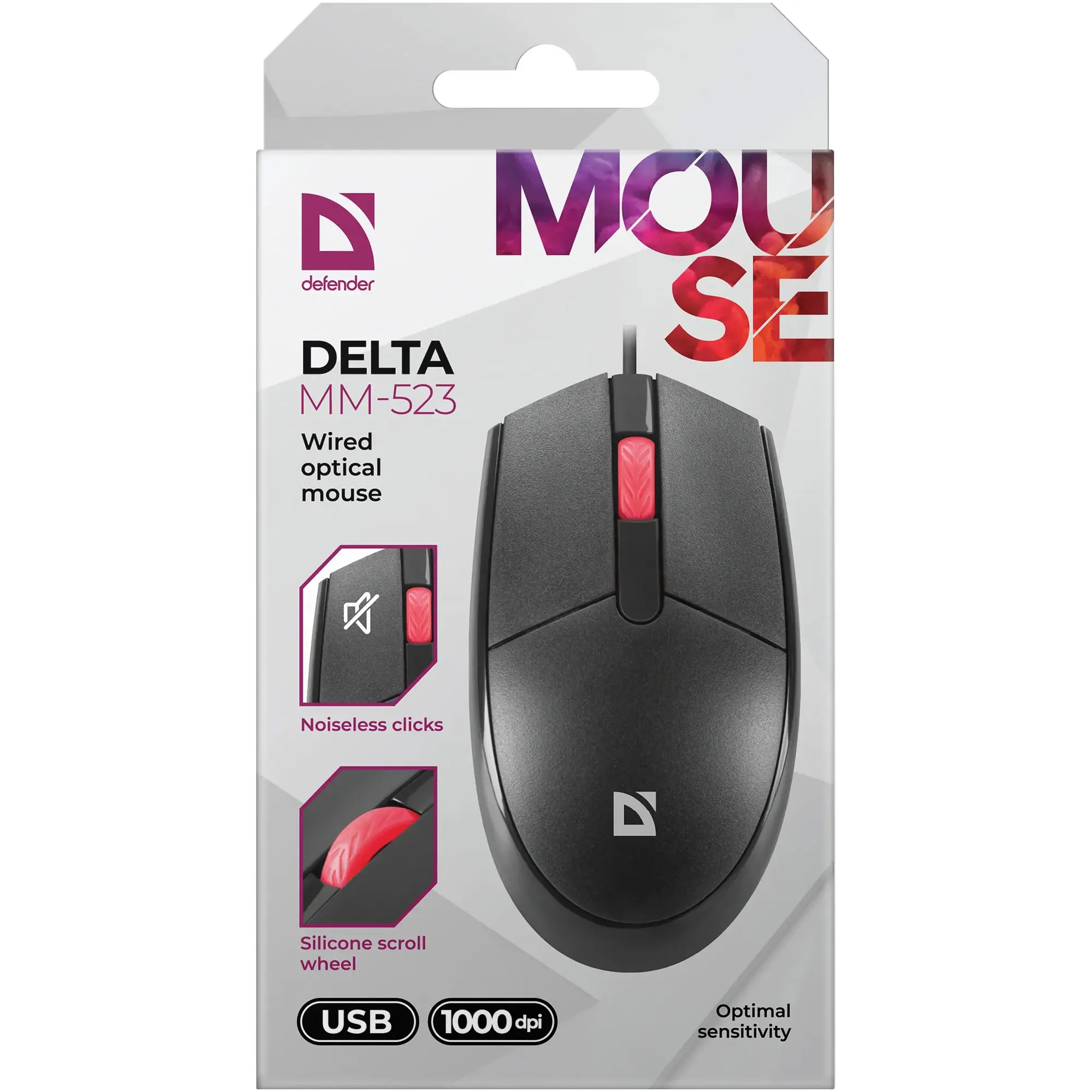 Купити Мишка Defender Delta MM-523 USB Black (52523) - фото 4