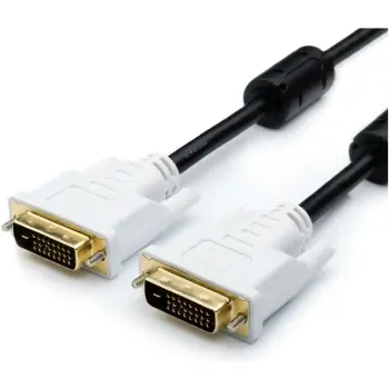 Купити Кабель ATcom Dvi-Dvi (2 ferite, DVI-D) 1.8m (8057) - фото 1