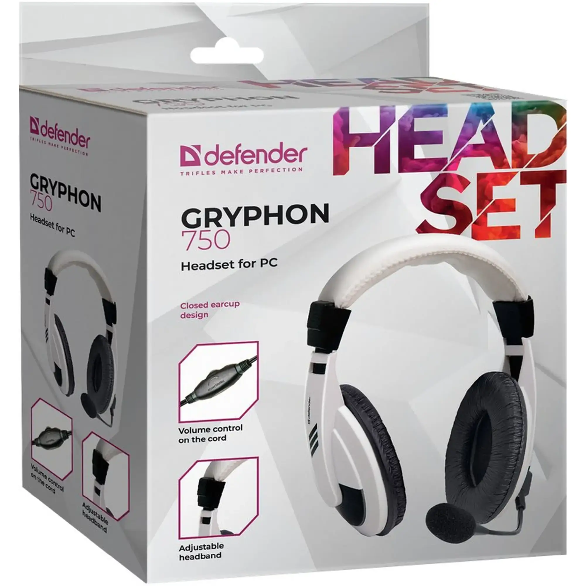 Купить Наушники Defender Gryphon NH-750 White (63747) - фото 5