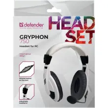 Купить Наушники Defender Gryphon NH-750 White (63747) - фото 6