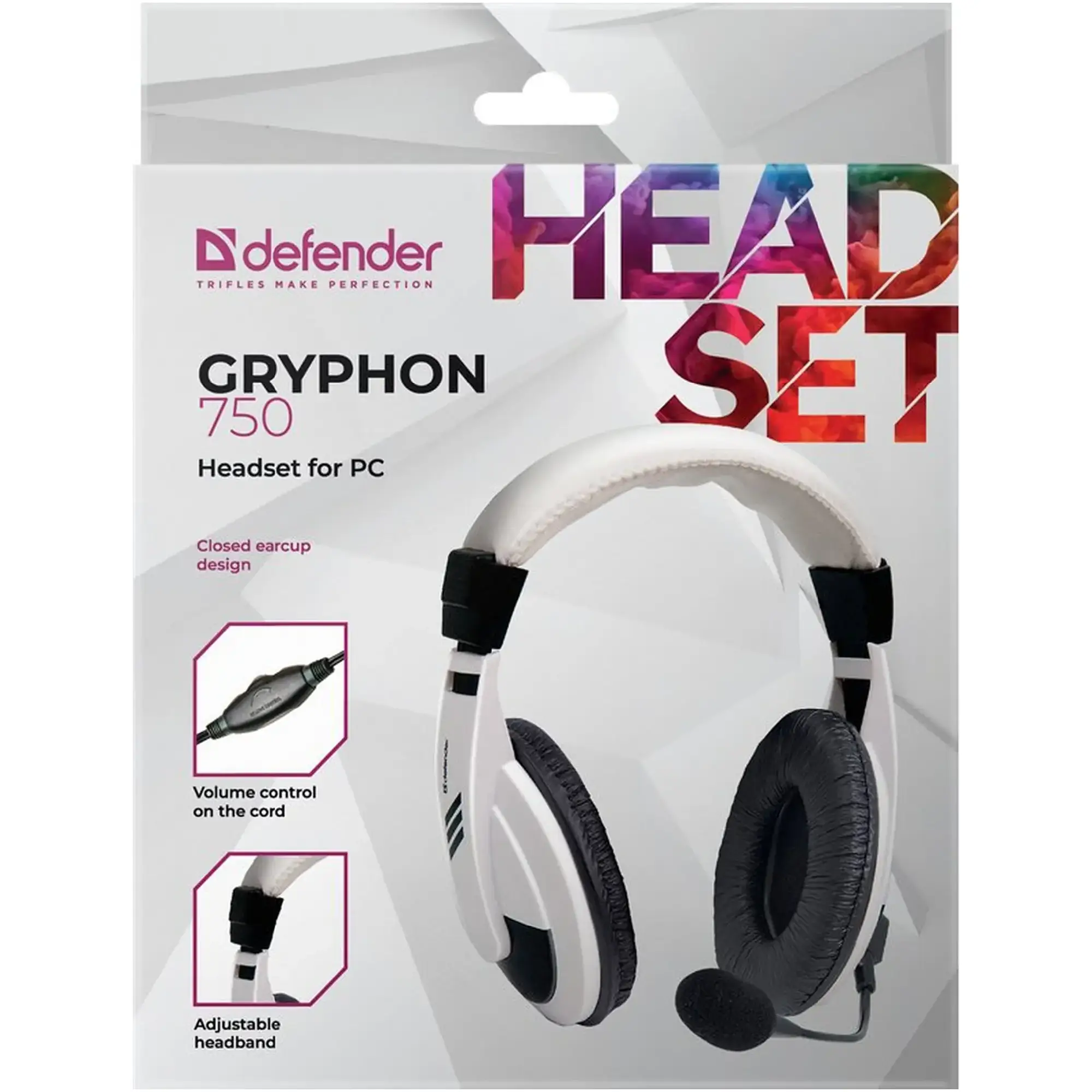 Купить Наушники Defender Gryphon NH-750 White (63747) - фото 6