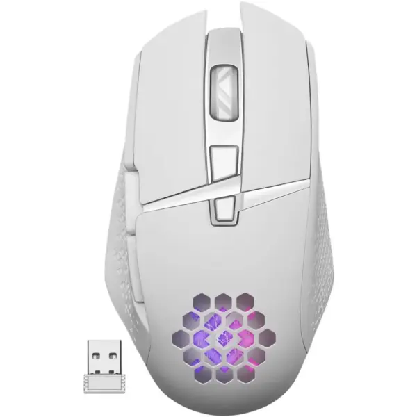 Купити Мишка Defender Glory GM-514 LED Wireless White (52513) - фото 2
