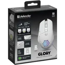 Купити Мишка Defender Glory GM-514 LED Wireless White (52513) - фото 9