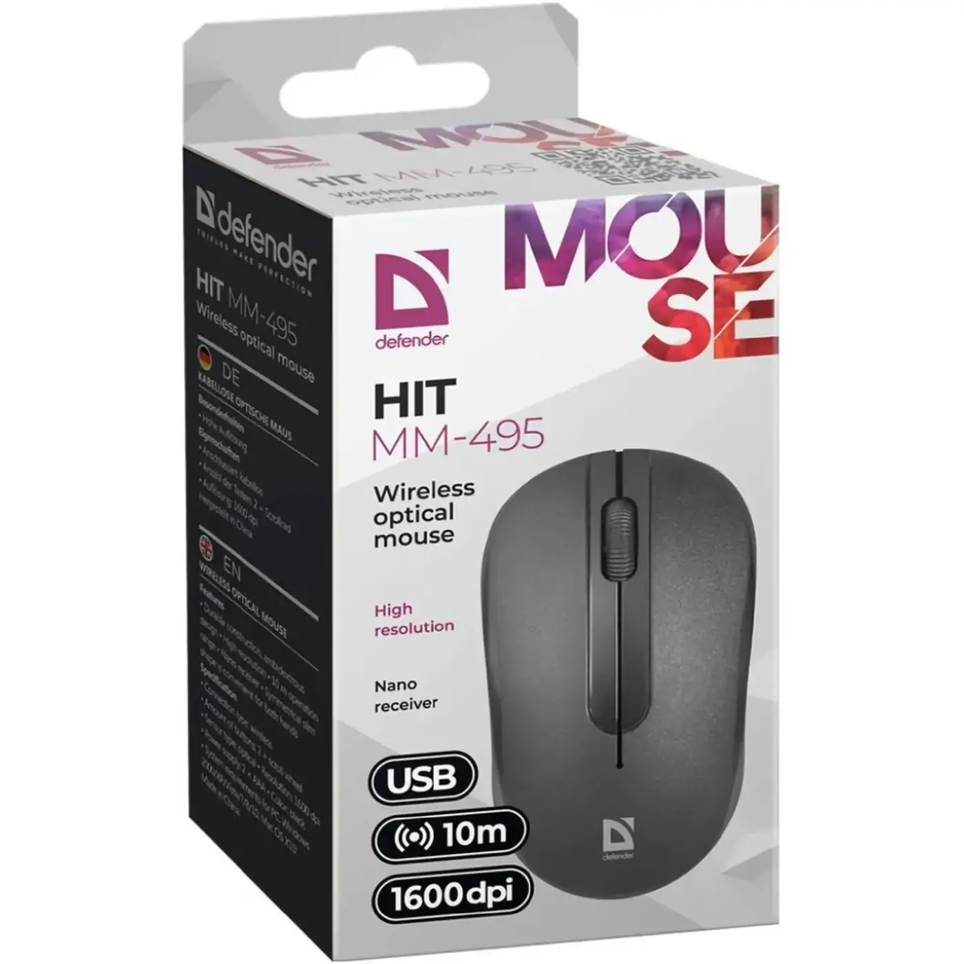 Купити Мишка Defender Hit MM-495 Wireless Black (52495) - фото 4