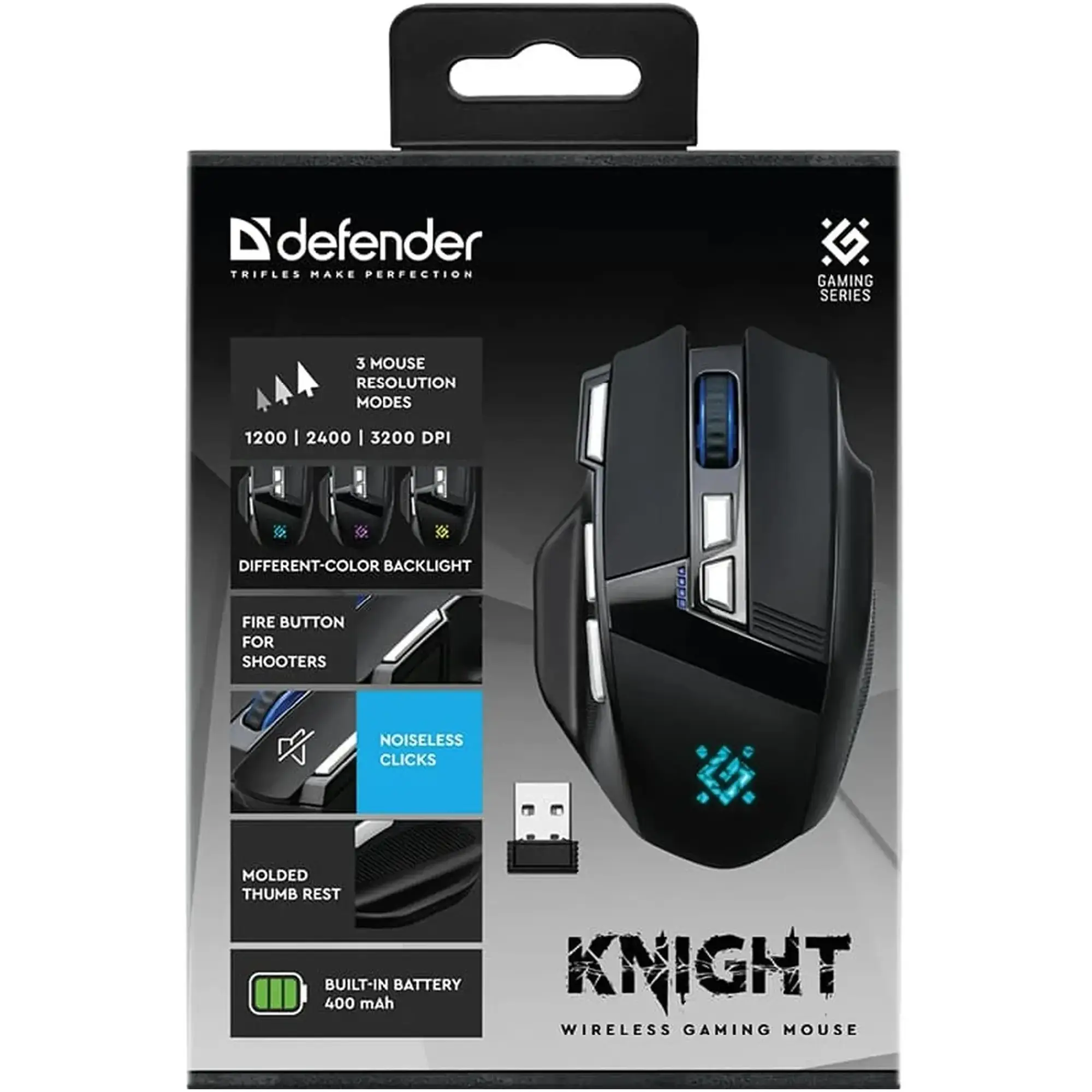 Купити Мишка Defender Knight GM-885 Wireless Black (52885) - фото 10