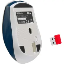 Купить Мышь Defender Dila MM-282 Wireless White/Blue (52282) - фото 6