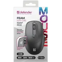 Купити Мишка Defender Feam MM-296 Wireless Black (52296) - фото 4