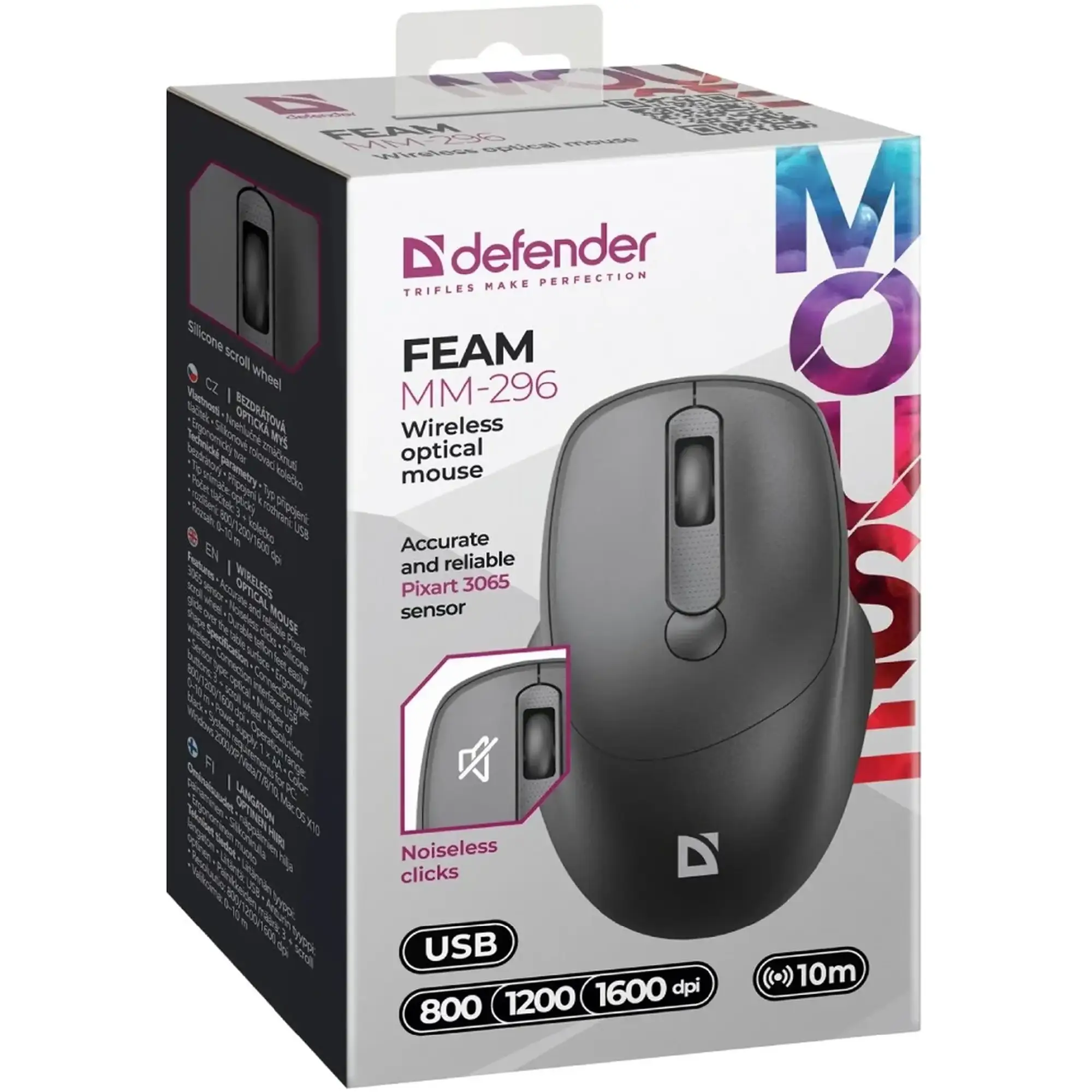 Купити Мишка Defender Feam MM-296 Wireless Black (52296) - фото 5
