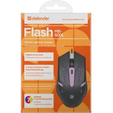 Купити Мишка Defender Flash MB-600L Black (52600) - фото 7