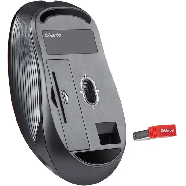 Купити Мишка Defender Gassa MM-105 Wireless Silent Grey (52104) - фото 4