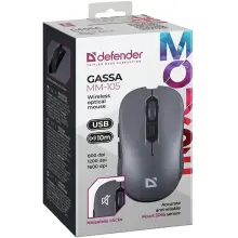 Купити Мишка Defender Gassa MM-105 Wireless Silent Grey (52104) - фото 6