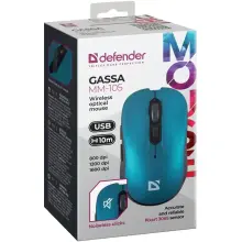 Купити Мишка Defender Gassa MM-105 Wireless Turquoise (52102) - фото 6