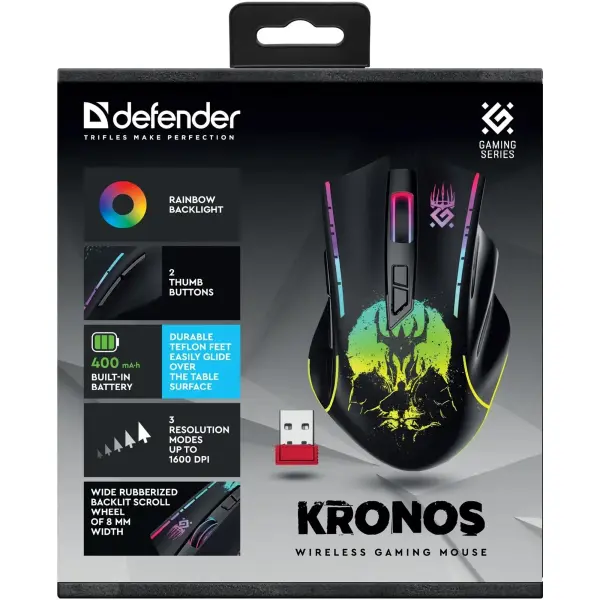 Купити Мишка Defender Kronos GM-695 Wireless Black (52695) - фото 4