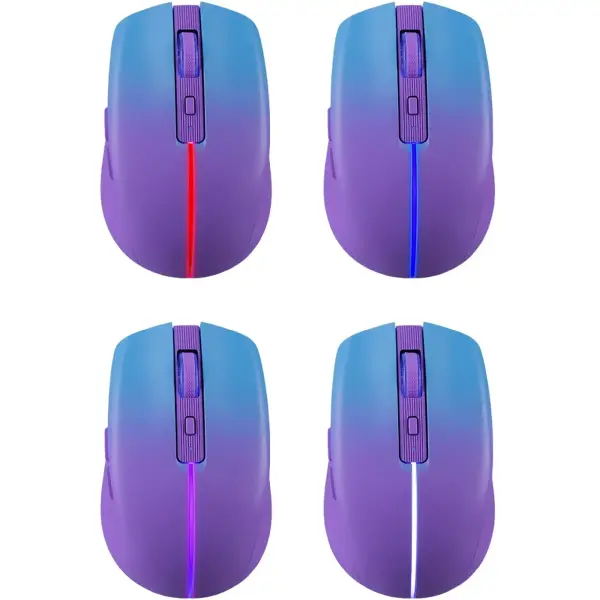 Купити Мишка Defender Mystery MM301 LED Wireless/Bluetooth Violet (52301) - фото 4