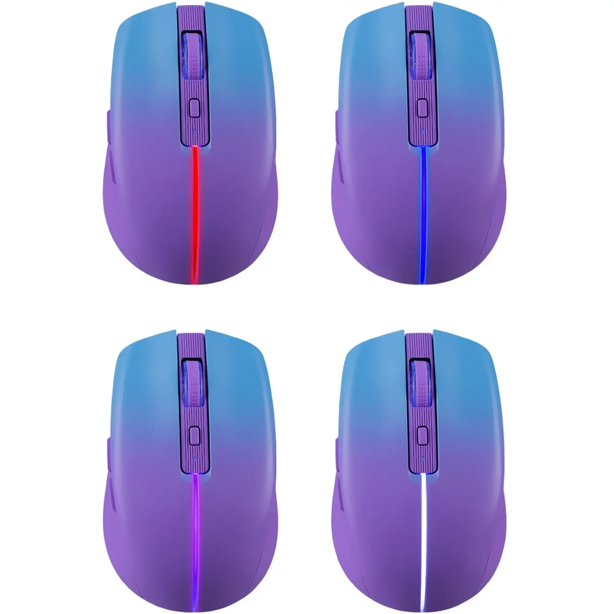 Купити Мишка Defender Mystery MM301 LED Wireless/Bluetooth Violet (52301) - фото 4