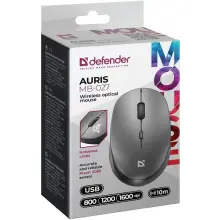 Купити Мишка Defender Auris MB-027 Silent Wireless Grey (52029) - фото 5