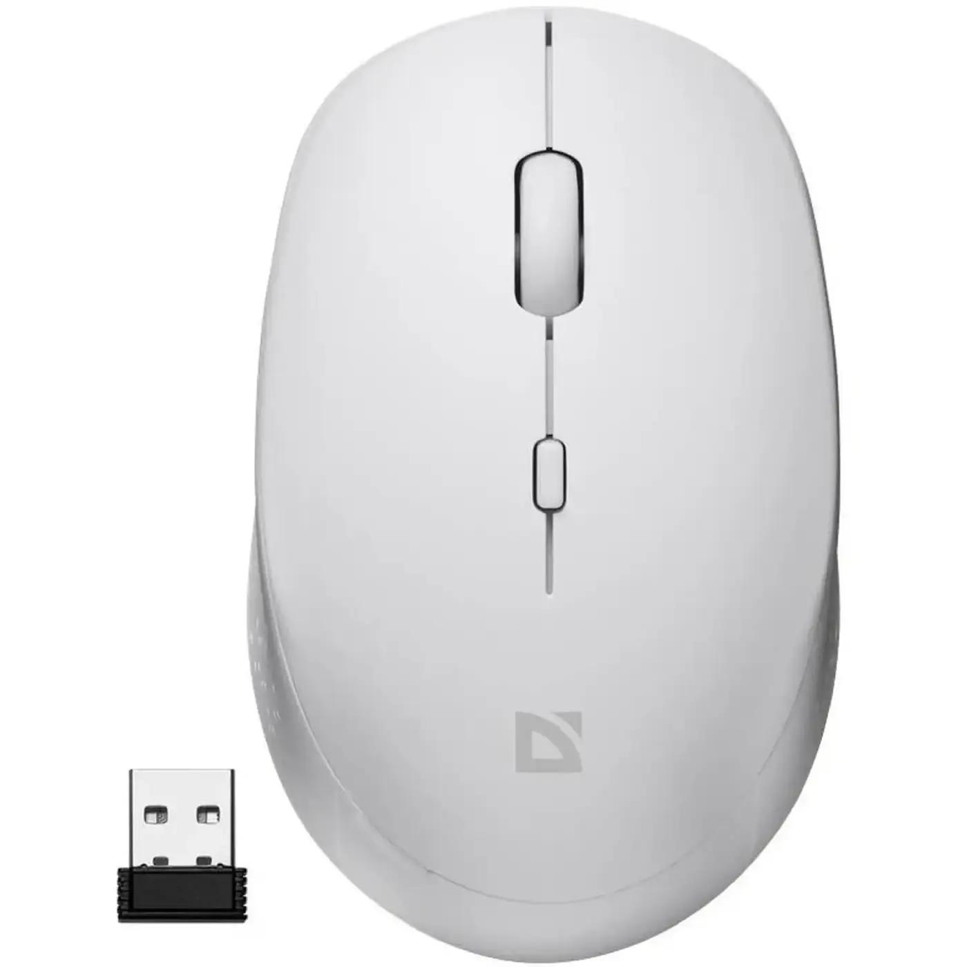 Купити Мишка Defender Auris MB-027 Silent Wireless White (52028) - фото 3
