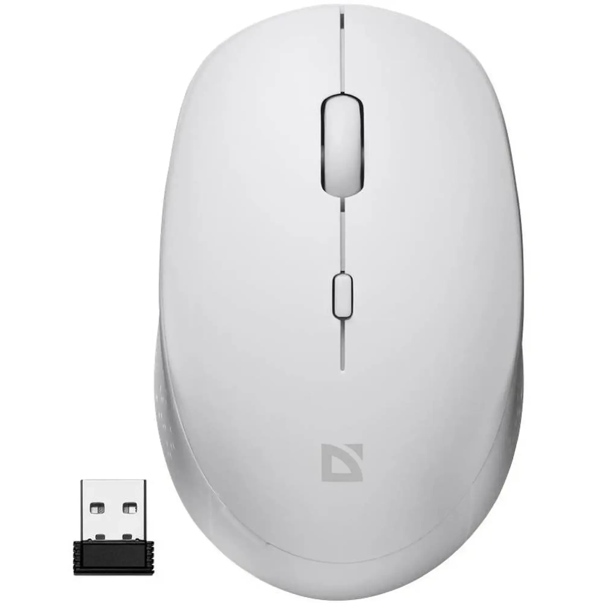Купити Мишка Defender Auris MB-027 Silent Wireless White (52028) - фото 3