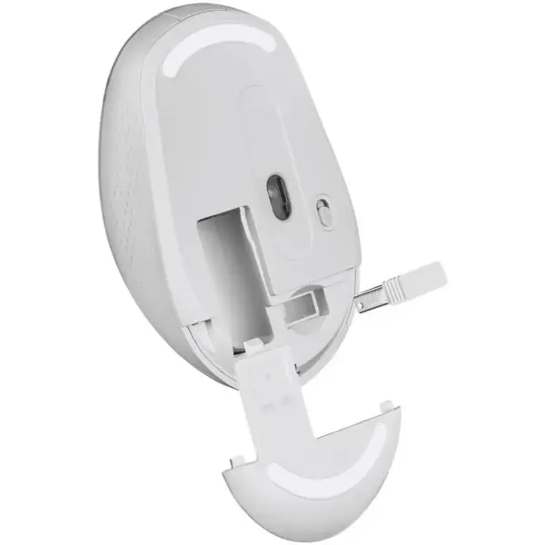 Купити Мишка Defender Auris MB-027 Silent Wireless White (52028) - фото 4