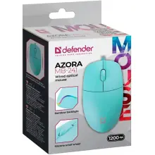 Купити Мишка Defender Azora MB-241 LED USB Blue (52243) - фото 5