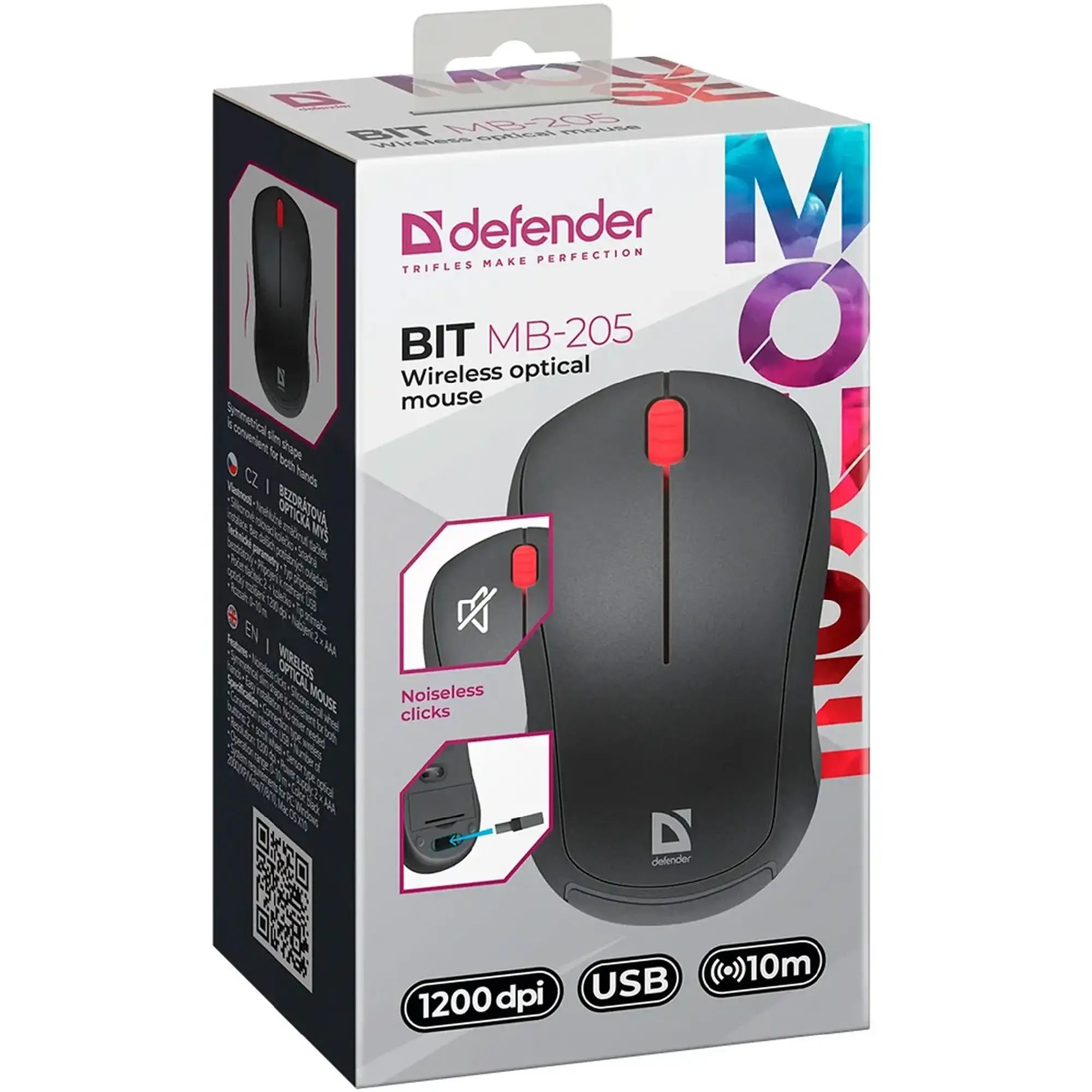 Купити Мишка Defender Bit MB-205 Silent Wireless Black (52205) - фото 5
