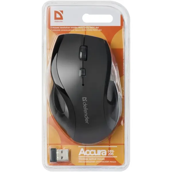Купити Мишка Defender Accura MM-295 Black (52295) - фото 4