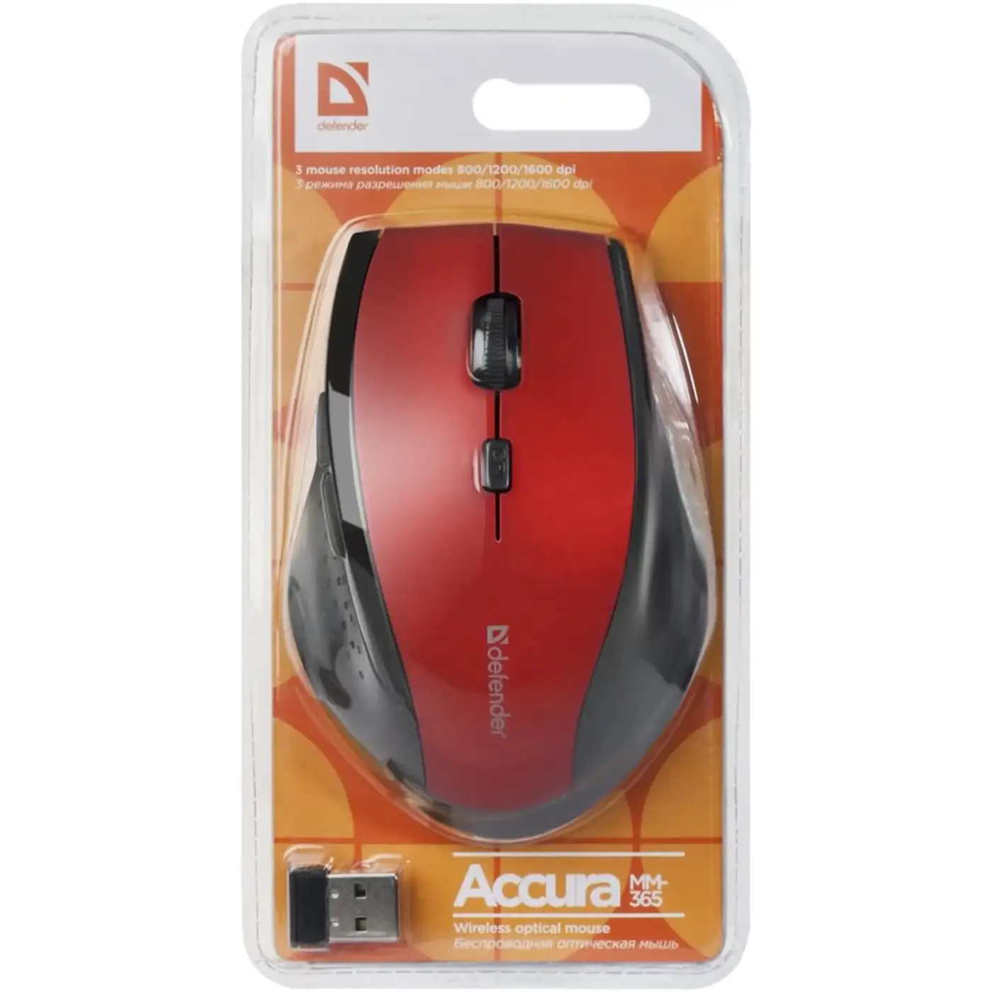 Купити Мишка Defender Accura MM-365 Red (52367) - фото 4