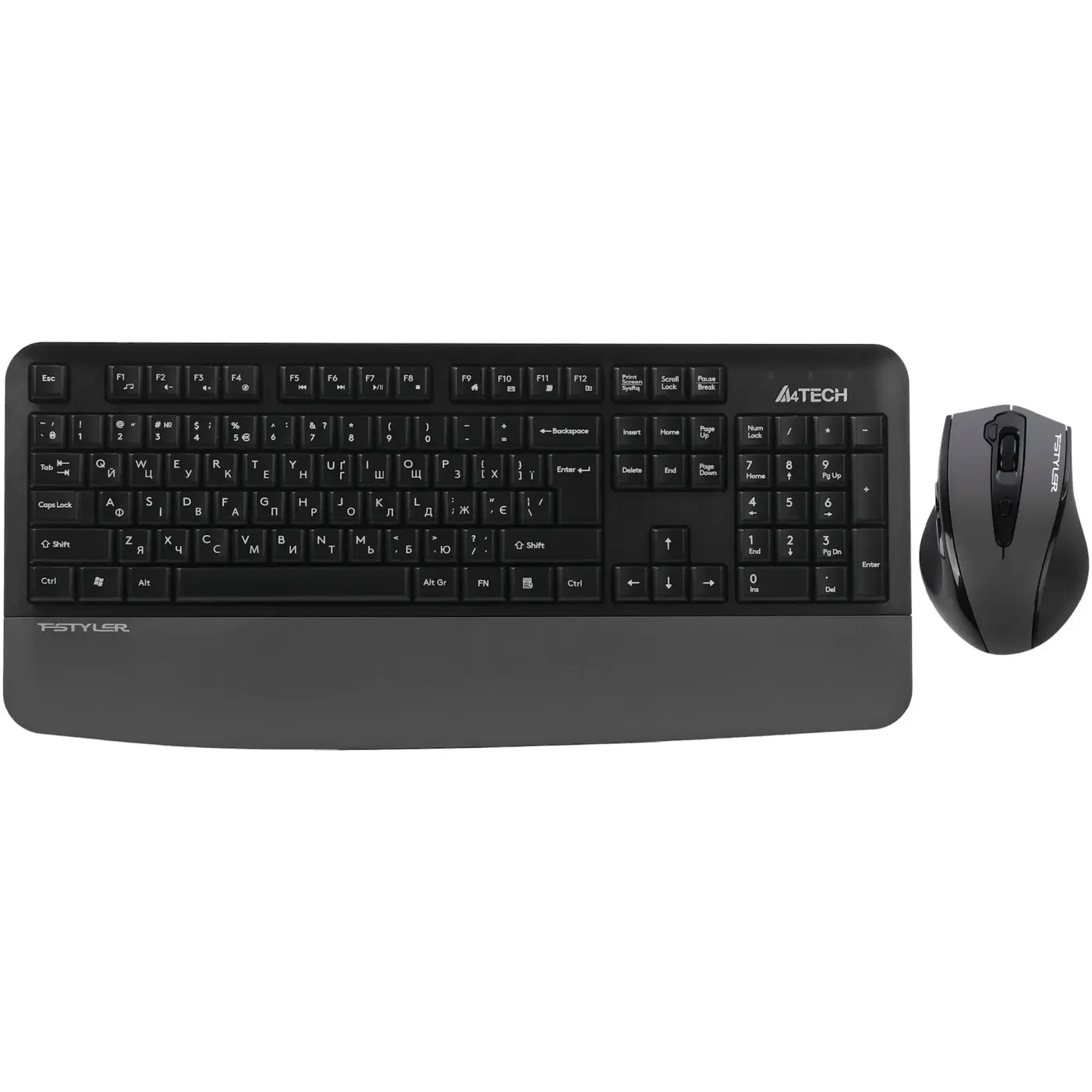 Купить Комплект клавиатура и мышь A4Tech Fstyler FG2500S Plus Grey - фото 1