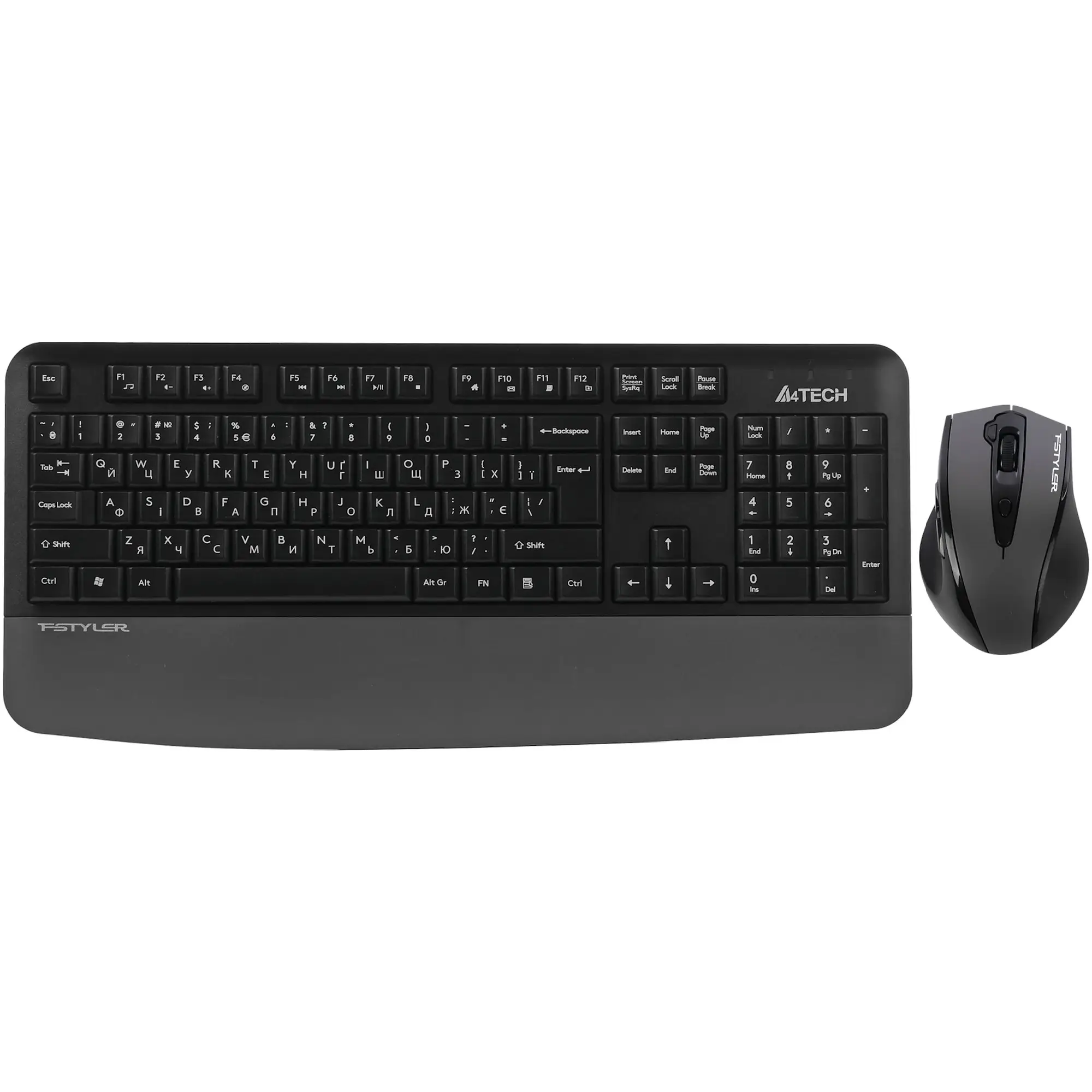 Купить Комплект клавиатура и мышь A4Tech Fstyler FG2500S Plus Grey - фото 1