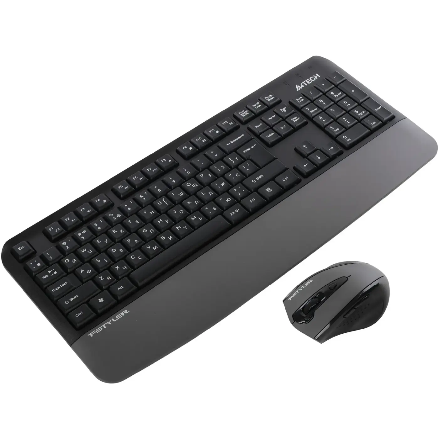 Купить Комплект клавиатура и мышь A4Tech Fstyler FG2500S Plus Grey - фото 4