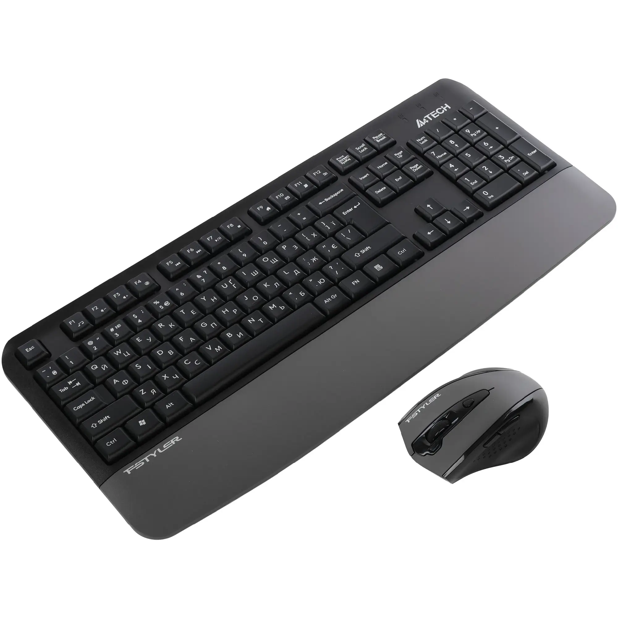 Купить Комплект клавиатура и мышь A4Tech Fstyler FG2500S Plus Grey - фото 4