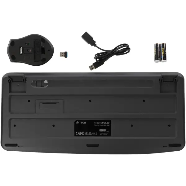 Купить Комплект клавиатура и мышь A4Tech Fstyler FG2500S Plus Grey - фото 7