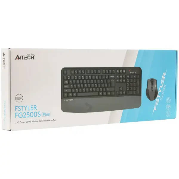 Купить Комплект клавиатура и мышь A4Tech Fstyler FG2500S Plus Grey - фото 8